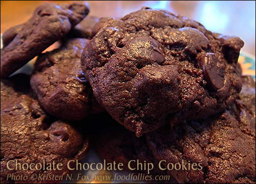 Chocolate Chocolate Chip Cookies - photo Â© Kristen N. Fox