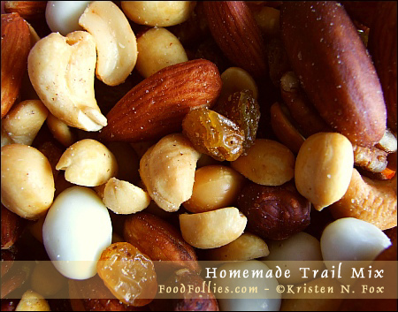 homemade trail mix - foodfollies.com